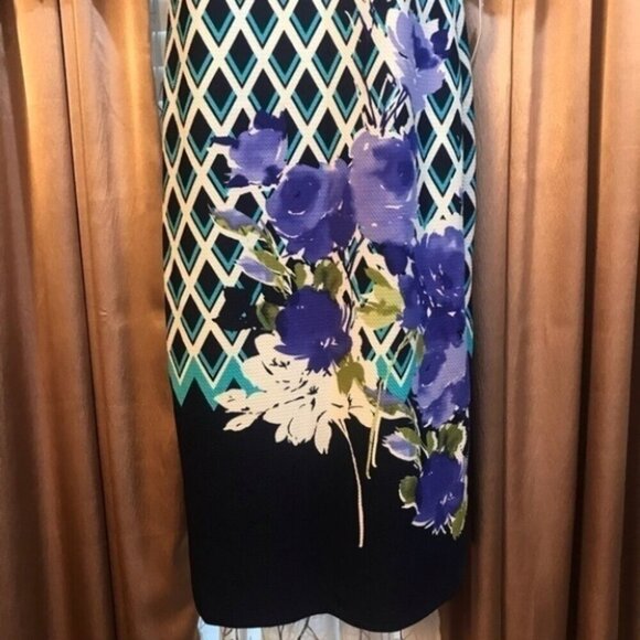 Shelby & Palmer Size 10 Printed Dress - Picture 3 of 4